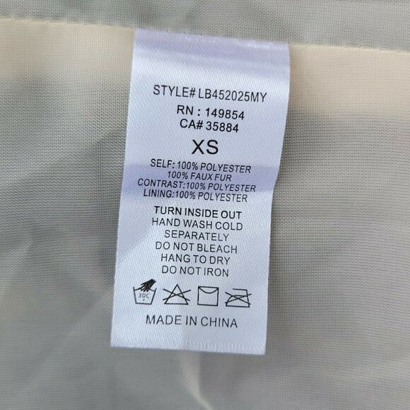 Sage Colorblocked Fringe Faux-Fur Multi-Color Coat Women's. Size XS. NWT… - Picture 10 of 14